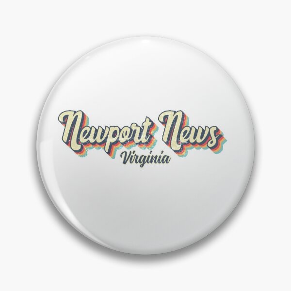 Item preview, Newport News city Virginia Retro Vintage 70s rainbow designed and sold by Teelogic.