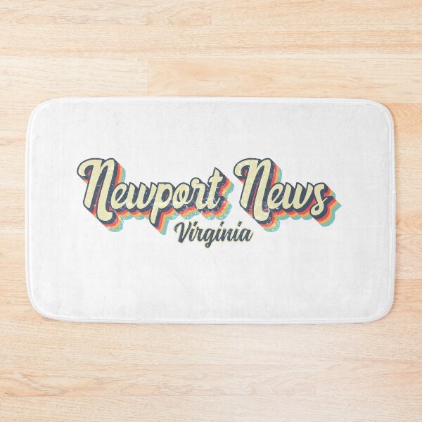 Item preview, Newport News city Virginia Retro Vintage 70s rainbow designed and sold by Teelogic.