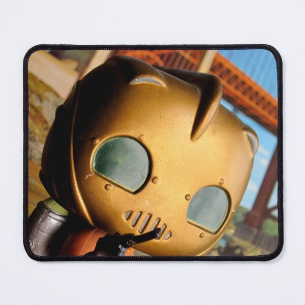 Item preview, Rocketeer Funko on Golden Gate (Digital art) v1 designed and sold by frikybomb.