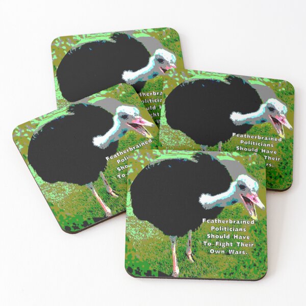 Item preview, Featherbrained Politicians Ostrich designed and sold by kristalcurt.