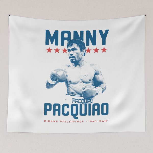 Artikelvorschau, Manny "Pac Man" Pacquiao Vintage Boxplakat entworfen und verkauft von gerardgraphics.