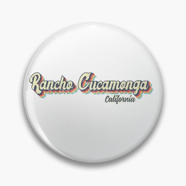 Item preview, Rancho Cucamonga City California Retro Vintage 70s rainbow designed and sold by Teelogic.
