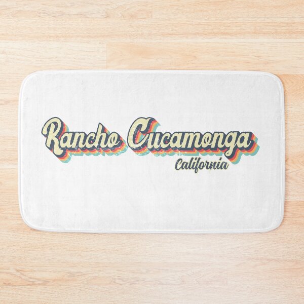 Item preview, Rancho Cucamonga City California Retro Vintage 70s rainbow designed and sold by Teelogic.