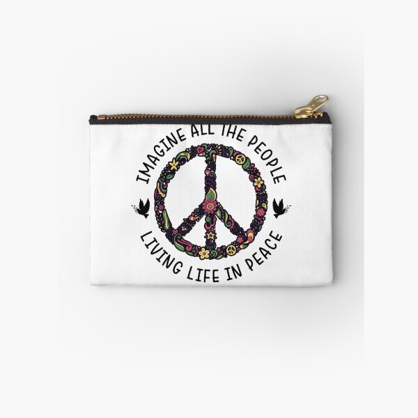 Item preview, Imagine All The People Living Life In Peace by John Lennon - Black designed and sold by CataRedBubble.