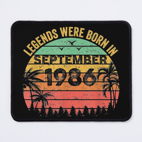 Item preview, legends were born in september 1986 Old Gift Vintage Tees designed and sold by aloha project.