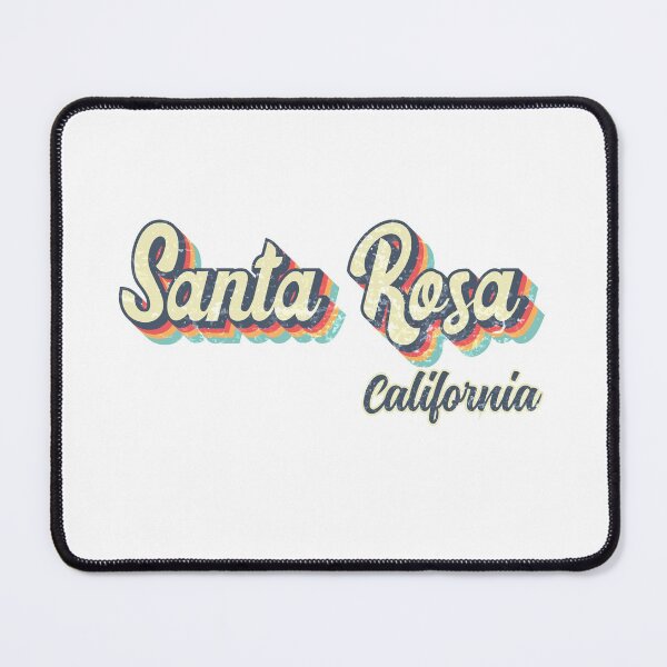 Item preview, Santa Rosa city California Retro Vintage 70s rainbow designed and sold by Teelogic.