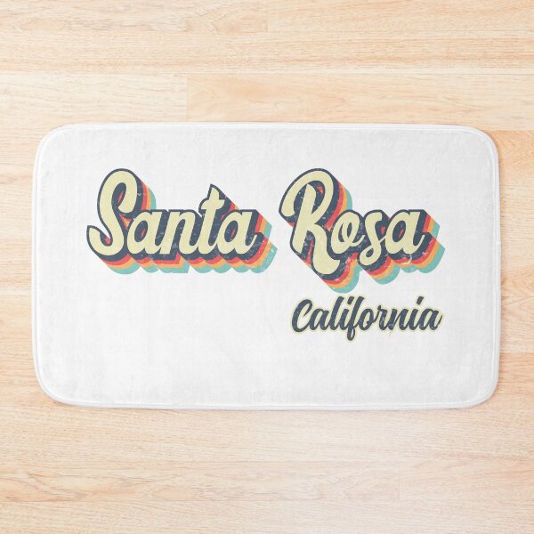 Item preview, Santa Rosa city California Retro Vintage 70s rainbow designed and sold by Teelogic.