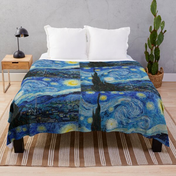 Item preview, The Starry Night (1889) by Vincent Van Gogh. (CC0 Licensed) designed and sold by Nikiolilalala.