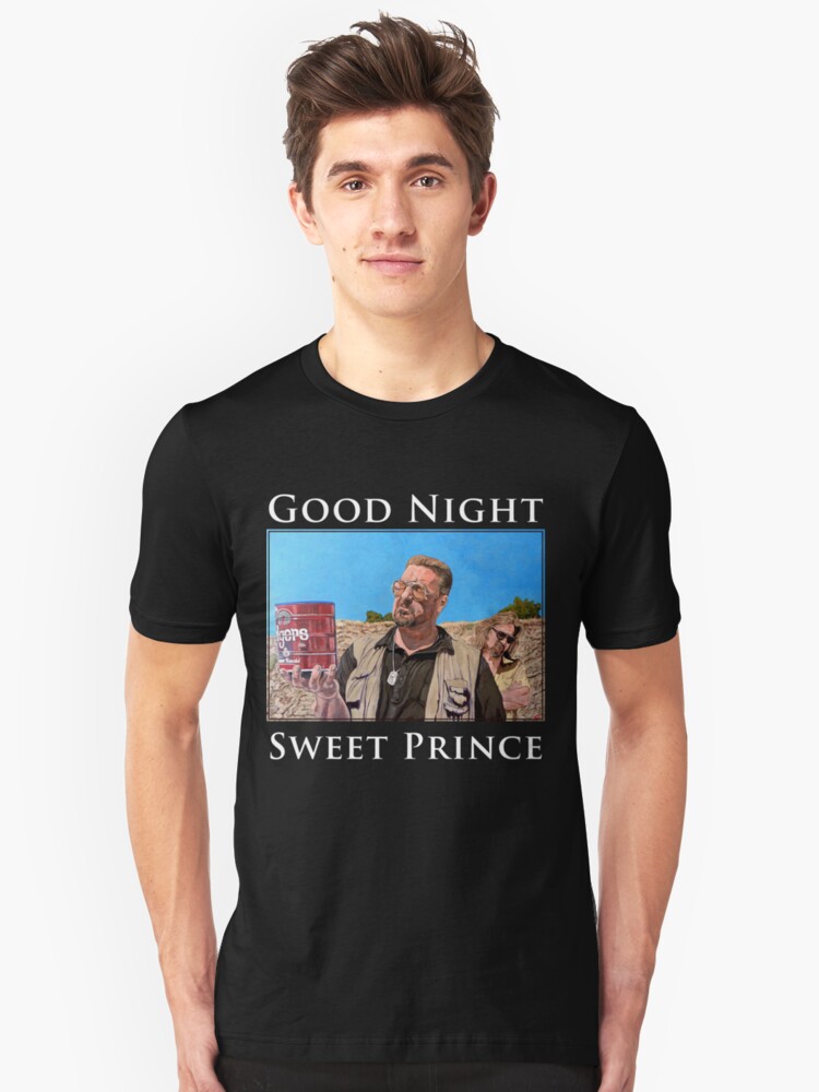 Alternate view of Good Night Sweet Prince Slim Fit T-Shirt