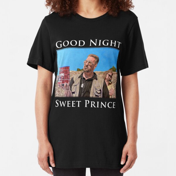Good Night Sweet Prince Slim Fit T-Shirt