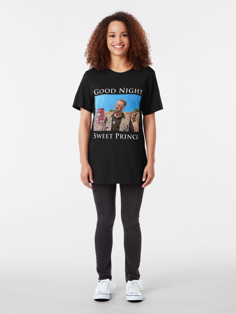 Alternate view of Good Night Sweet Prince Slim Fit T-Shirt