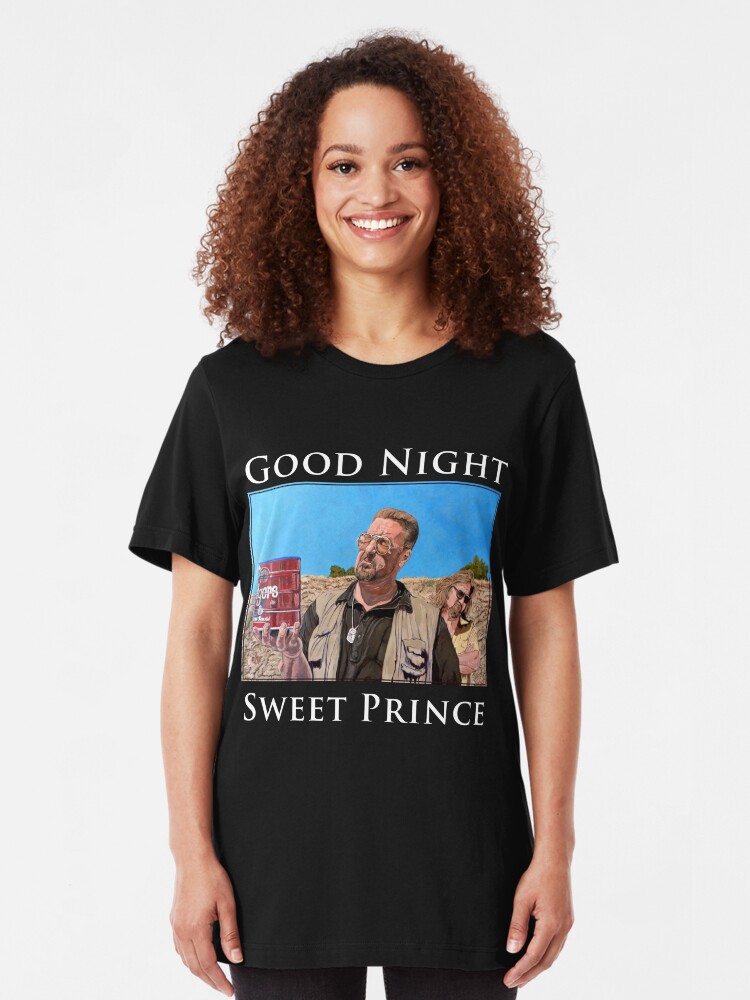 Alternate view of Good Night Sweet Prince Slim Fit T-Shirt