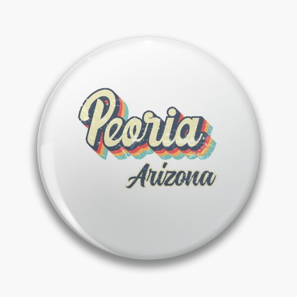 Item preview, Peoria City Arizona Retro Vintage 70s rainbow designed and sold by Teelogic.