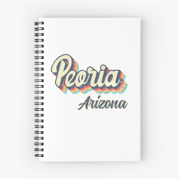 Item preview, Peoria City Arizona Retro Vintage 70s rainbow designed and sold by Teelogic.
