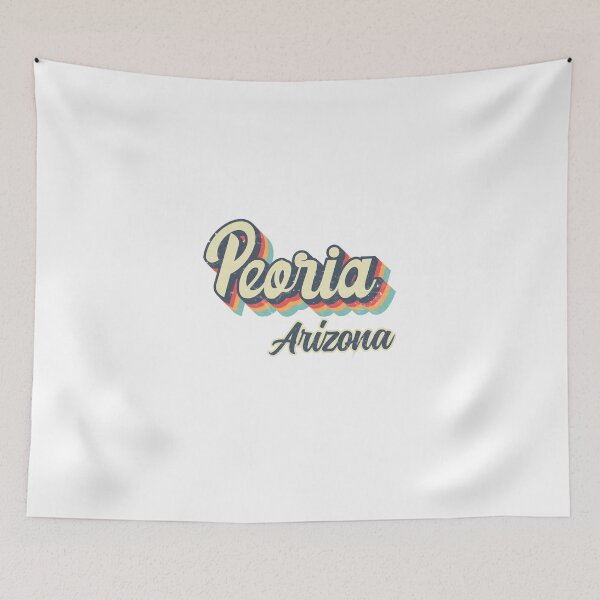 Item preview, Peoria City Arizona Retro Vintage 70s rainbow designed and sold by Teelogic.