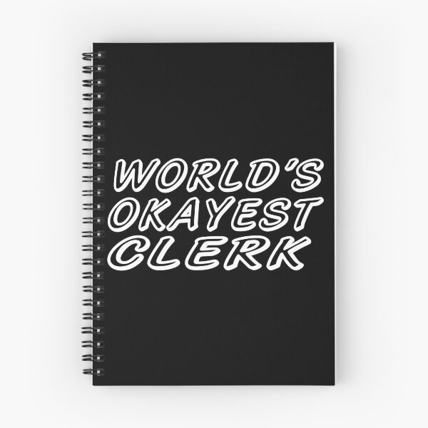 Item preview, WORLD'S OKAYEST CLERK designed and sold by T-shirtgallery.