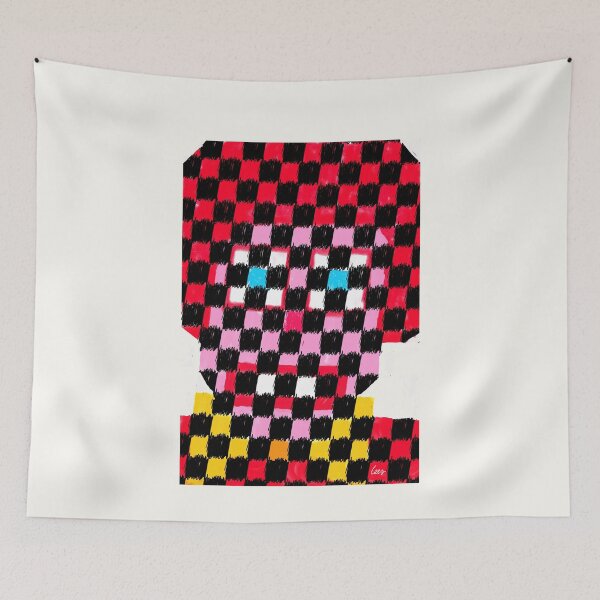Item preview, Checkered clown designed and sold by MentaLee.