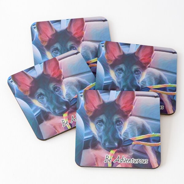 Item preview, German Shepherd Puppy - Be Adventurous  designed and sold by Wisdi.