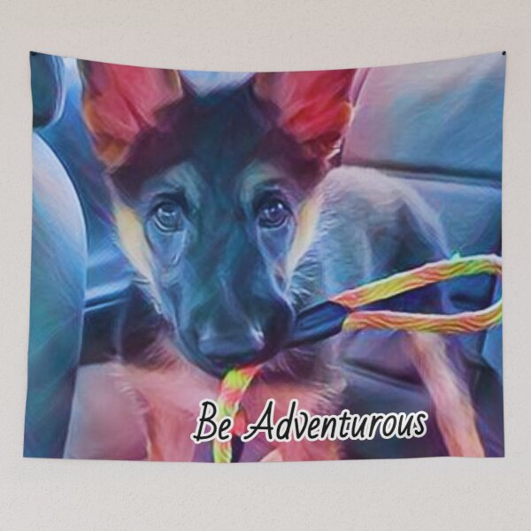 Item preview, German Shepherd Puppy - Be Adventurous  designed and sold by Wisdi.