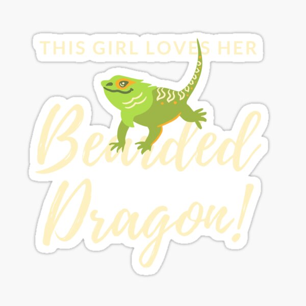 Item preview, This Girl Loves Her Bearded Dragon designed and sold by Zurickdesigns.
