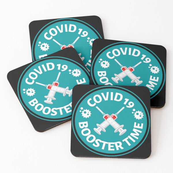 Item preview, Covid 19 Booster Time Circle - Covid Booster Shot for Vaccinated People - covid vaccine designed and sold by CaitU.