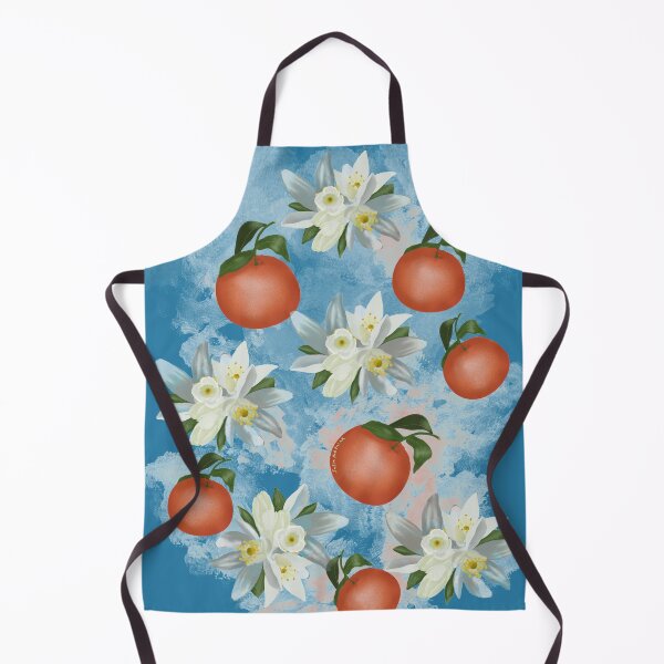 Item preview, Citrus fruits and flowers pattern  designed and sold by Julia's Print Studio .