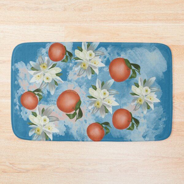 Item preview, Citrus fruits and flowers pattern  designed and sold by Julia's Print Studio .