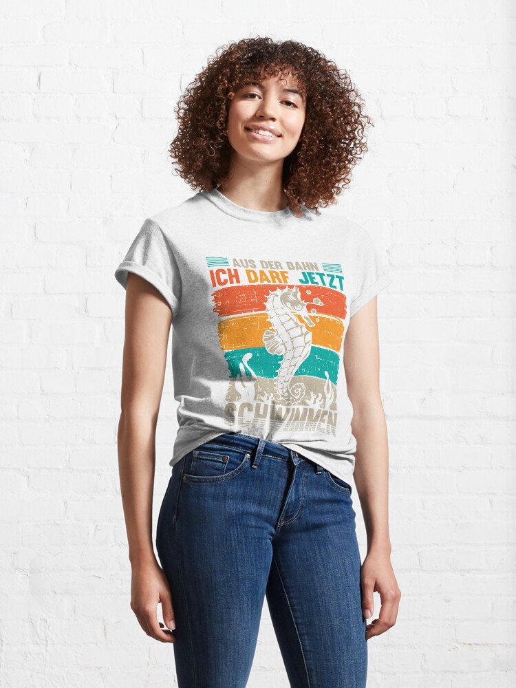 Seepferdchen Abzeichen Frühschwimmer Schwimmen Classic T-Shirt