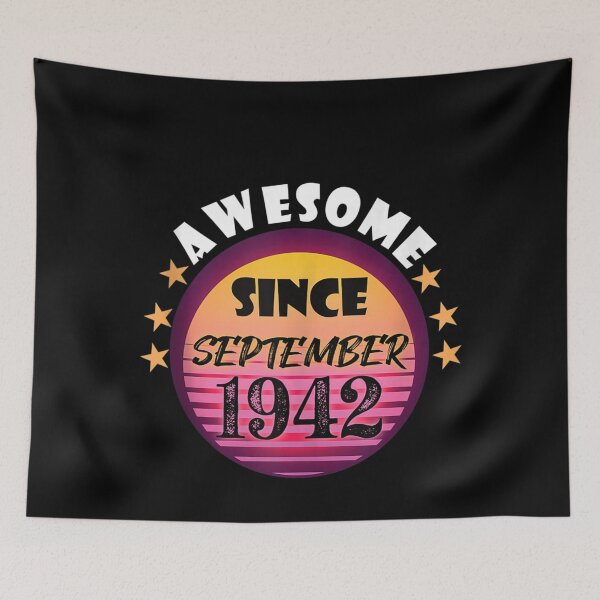 Item preview, 78 years old birthday Awesome Since September 1942 Tank Top designed and sold by CadellShop.