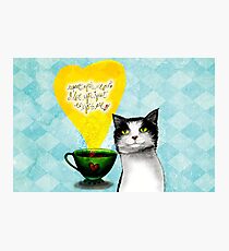 What my Coffee says to me October 1, 2016 Photographic Print