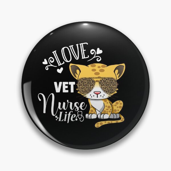 Item preview, Love Vet Nurse Life Cute Leopard designed and sold by Zurickdesigns.