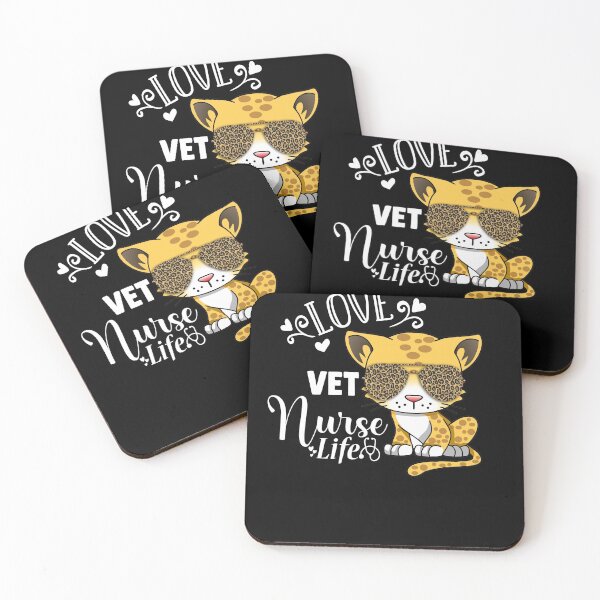 Item preview, Love Vet Nurse Life Cute Leopard designed and sold by Zurickdesigns.