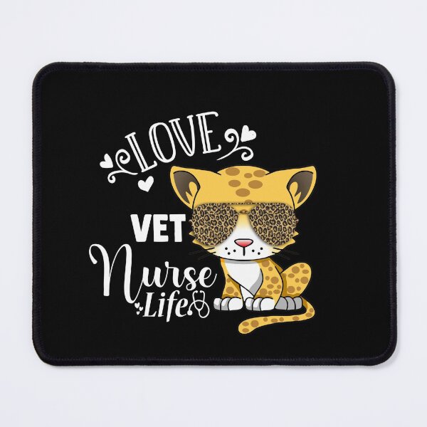 Item preview, Love Vet Nurse Life Cute Leopard designed and sold by Zurickdesigns.