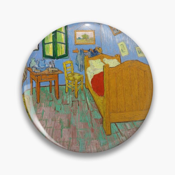 Item preview, The Bedroom (1889) by Vincent Van Gogh. Original from the Art Institute of Chicago. (CC0 Licensed)  designed and sold by Nikiolilalala.