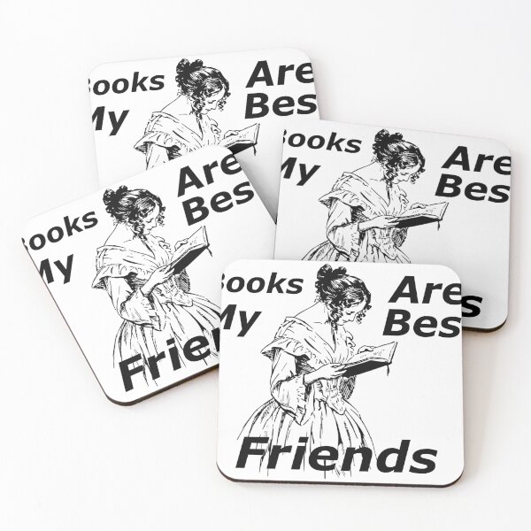 Item preview, BOOKS ARE MY BEST FRIENDS designed and sold by Marakstore.