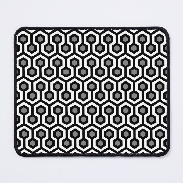 Geometric Pattern: Looped Hexagons: Kerry Mouse Pad