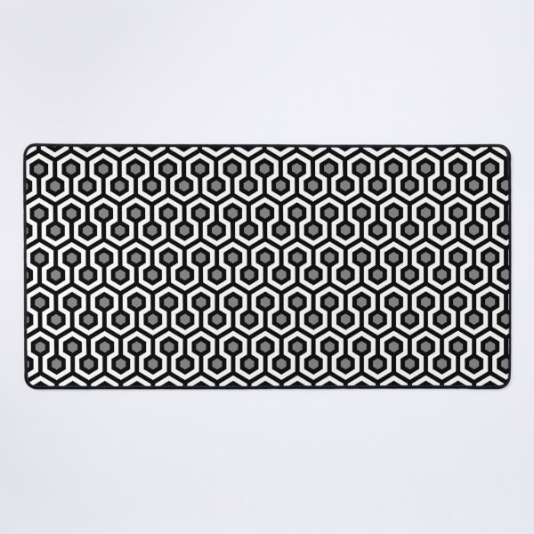 Geometric Pattern: Looped Hexagons: Kerry Desk Mat