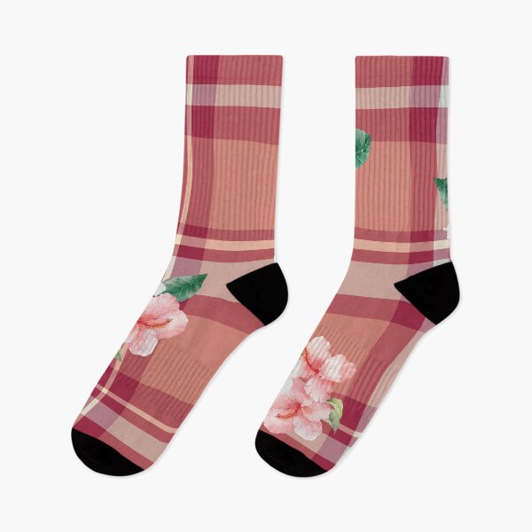 Item preview, floral plaid designed and sold by CrankyCactus.