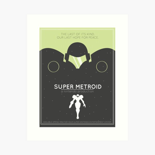Item preview, Super Metroid: Retro Poster designed and sold by Adam Leonhardt.