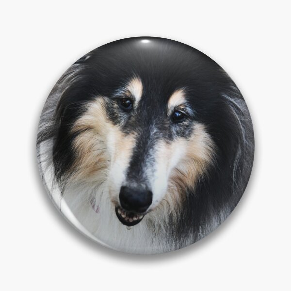 Item preview, Face of a cute rough collie (lassie dog) designed and sold by EdgyDesignForU.