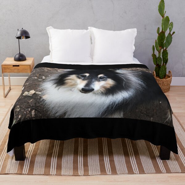 Item preview, Face of a cute rough collie (lassie dog) designed and sold by EdgyDesignForU.