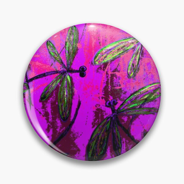 Item preview, Dragonfly Hazy in Pink and Purple designed and sold by lyndseyart.