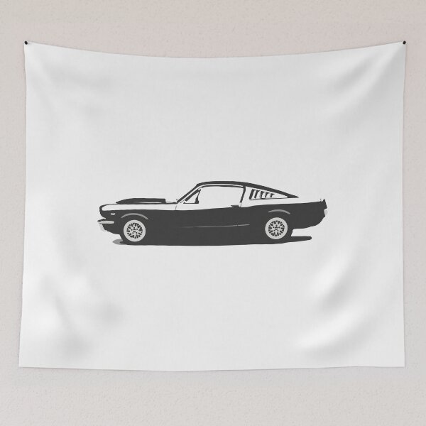 Item preview, Ford Mustang 65 fastback illustration designed and sold by GalfiZsolt.