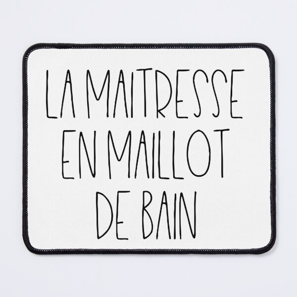 Item preview, La maitresse en maillot de bain designed and sold by TheLemonBox.