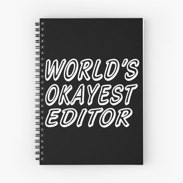 Item preview, WORLD'S OKAYEST EDITOR designed and sold by T-shirtgallery.
