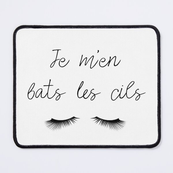 Item preview, Je m'en bats les cils designed and sold by TheLemonBox.