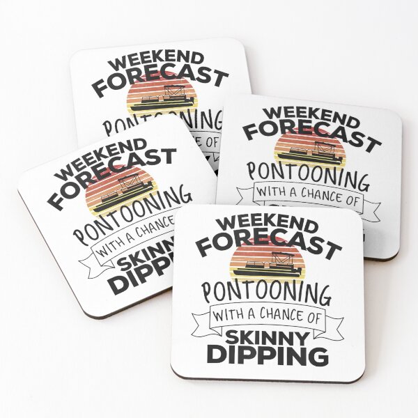 Item preview, Weekend Forecast Pontooning With A Chance Of Skinny Dipping Tank Top designed and sold by GerdaShop.