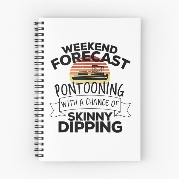 Item preview, Weekend Forecast Pontooning With A Chance Of Skinny Dipping Tank Top designed and sold by GerdaShop.