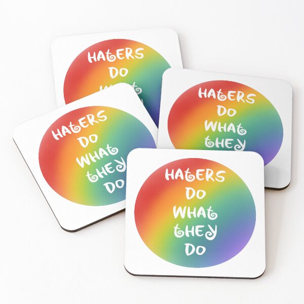 Item preview, Haters Do What They Do - Rainbow Circle designed and sold by Daysa-Designs.