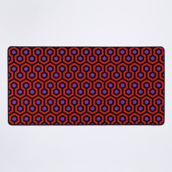 Item preview, Geometric Pattern: Looped Hexagons: Virginie designed and sold by Red Wolf.